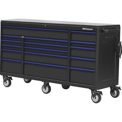 montezuma stainless steel rolling tool cabinet|montezuma tool boxes with tools.